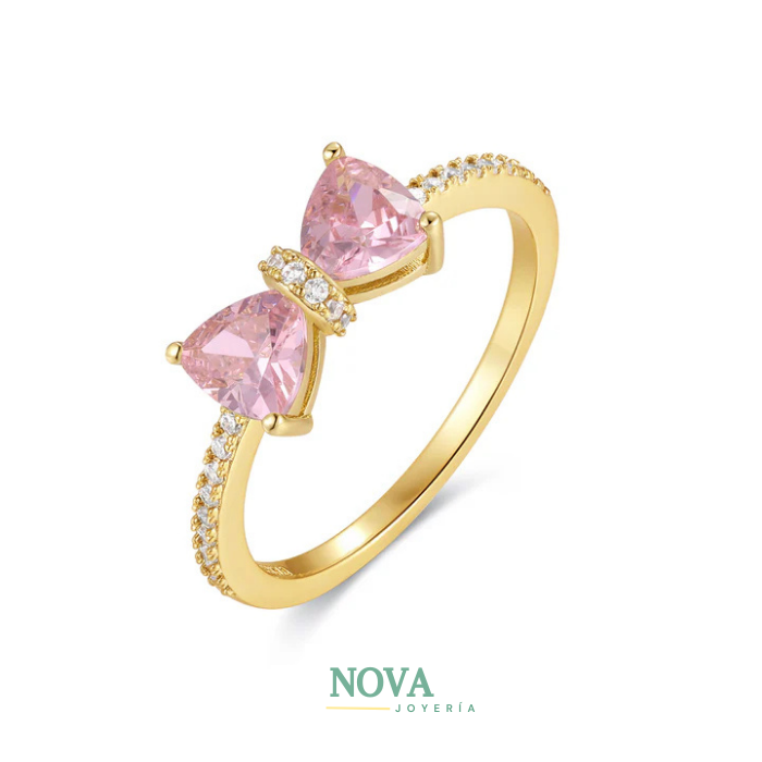 Anillo de Moñito 🎀 | Talla ajustable + Caja de regalo ✨