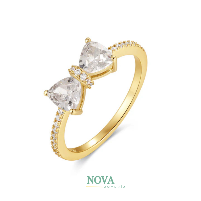 Anillo de Moñito 🎀 | Talla ajustable + Caja de regalo ✨