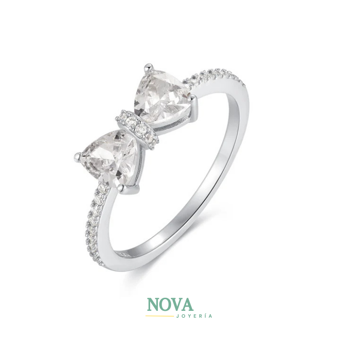 Anillo de Moñito 🎀 | Talla ajustable + Caja de regalo ✨