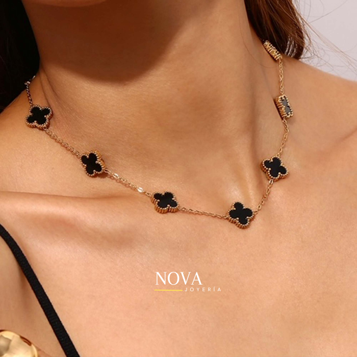 Collar Van Cleef | Baño de Oro + Caja Gratis✨
