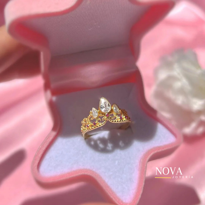 Anillo Rapunzel | Baño de Oro + Caja Premium Gratis✨