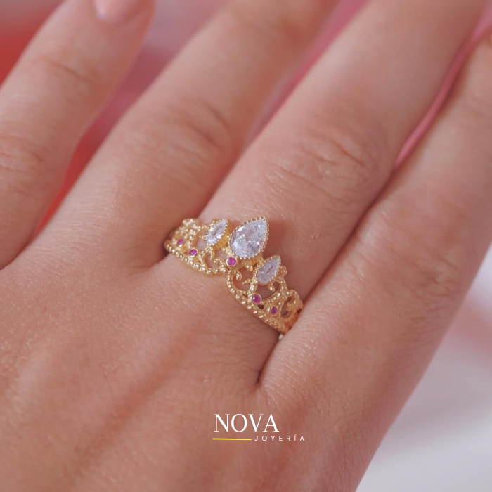 Anillo Rapunzel | Baño de Oro + Caja Premium Gratis✨