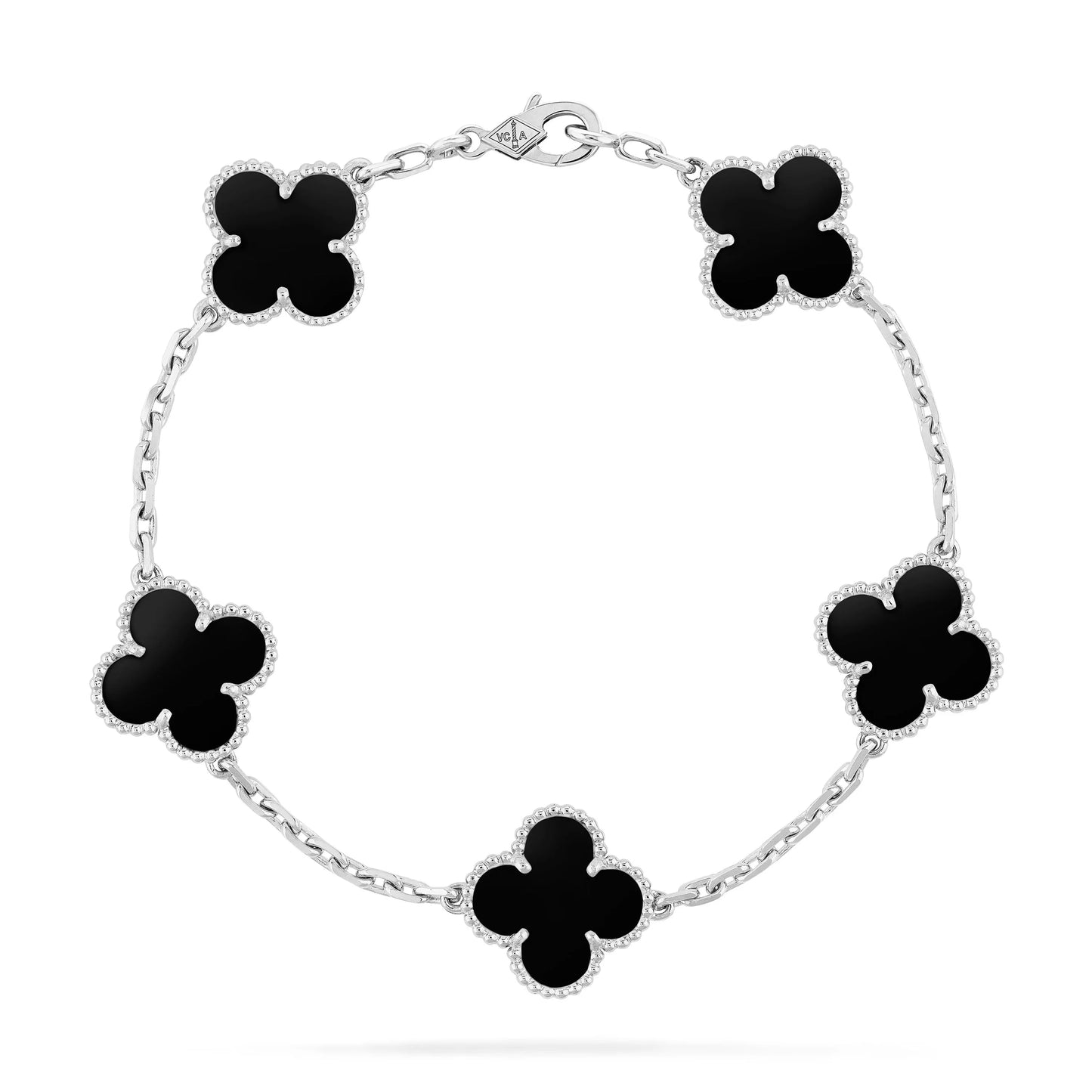 Pulsera Trebol Van Cleef | Baño de Oro + Caja Gratis✨