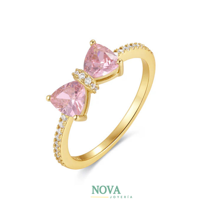 Anillo de Moñito 🎀 | Talla ajustable + Caja de regalo ✨