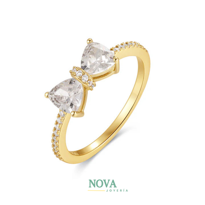Anillo de Moñito 🎀 | Talla ajustable + Caja de regalo ✨