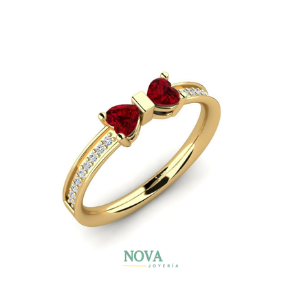 Anillo de Moñito 🎀 | Talla ajustable + Caja de regalo ✨