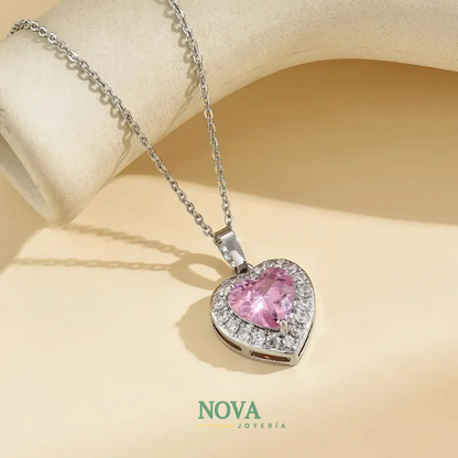 Collar Corazón Promesa 💖 | Baño en Oro + Caja Premium Gratis ✨