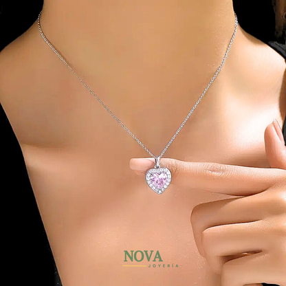 Collar Corazón Promesa 💖 | Baño en Oro + Caja Premium Gratis ✨