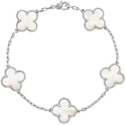 Pulsera Trebol Van Cleef | Baño de Oro + Caja Gratis✨