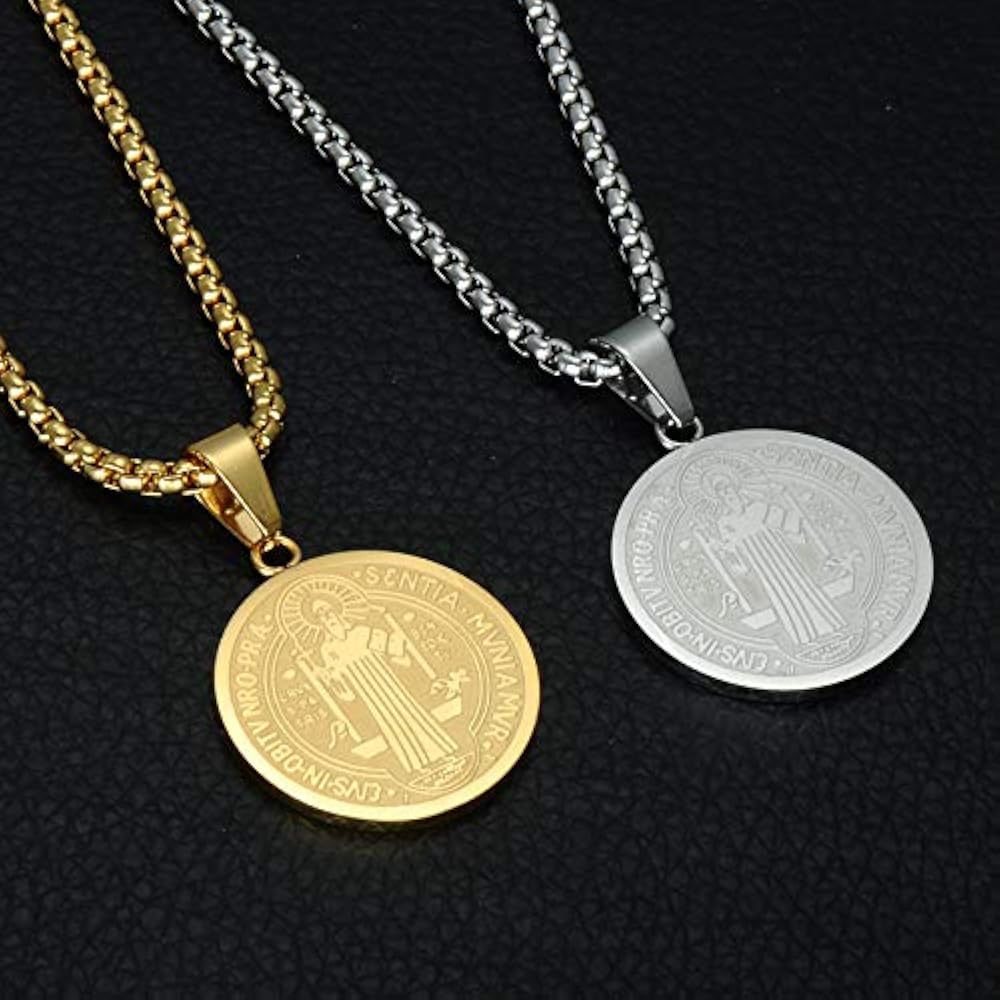 Collar San Benito | Baño de Oro + Caja Premium Gratis✨👑