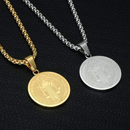 Collar San Benito | Baño de Oro + Caja Premium Gratis✨👑