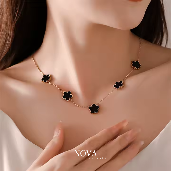 Collar Van Cleef | Baño de Oro + Caja Gratis✨
