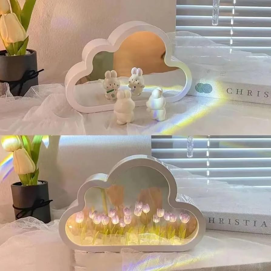 Lampara nube Tulipanes Infinitos | + Envio Gratis✨🌷