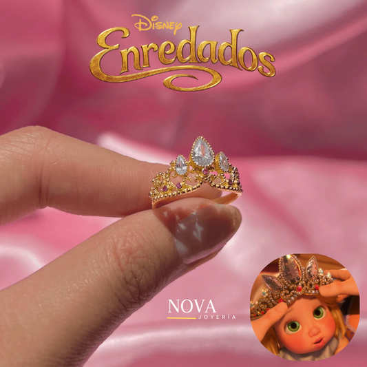 Anillo Rapunzel | Baño de Oro + Caja Premium Gratis✨