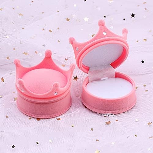 Estuche Premium Corona | Terciopelo Rosa 👑💍