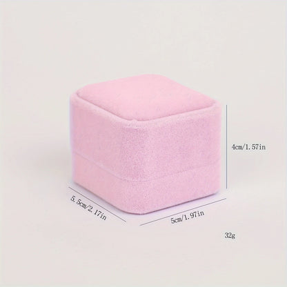 Estuche Premium para Anillos | Terciopelo Rosa y Seda 🎁💍