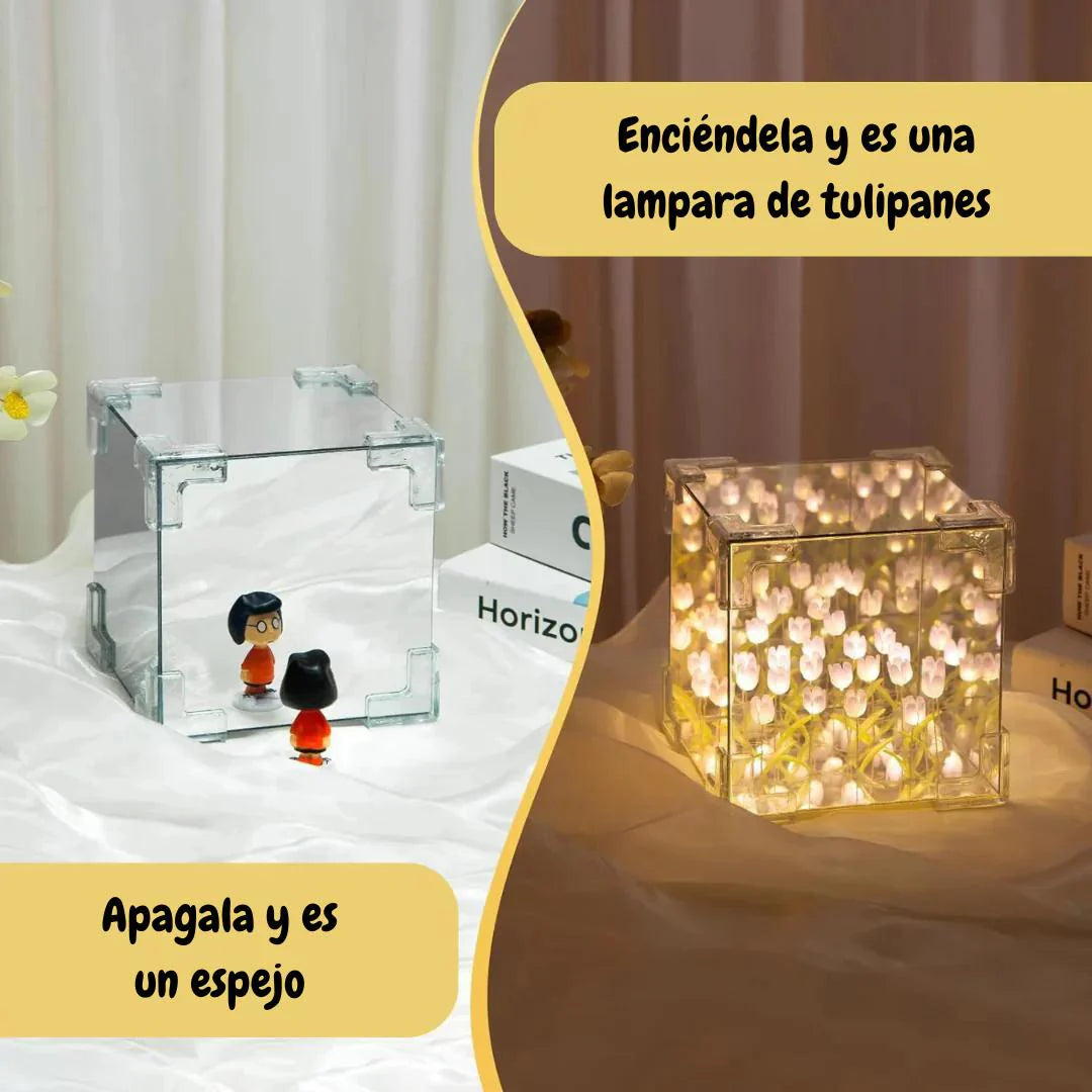 Cubo Tulipanes Infinitos | + Envio Gratis✨🌷