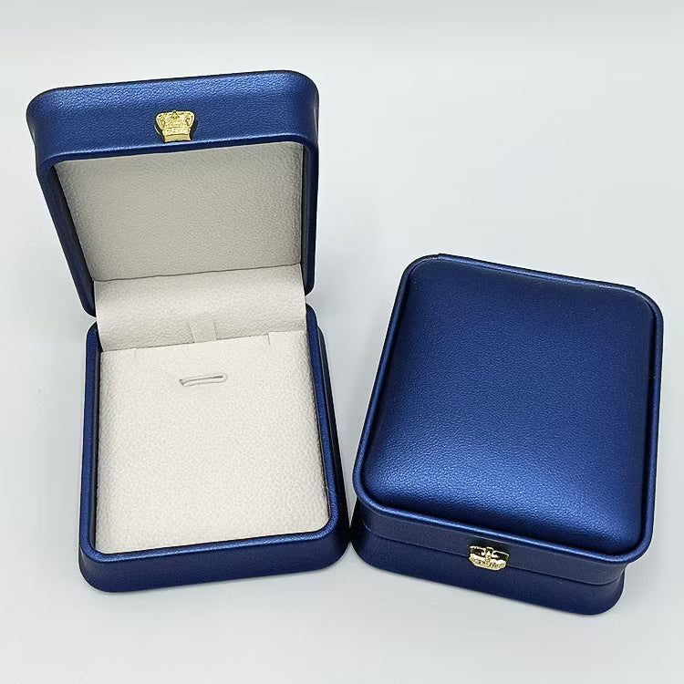 Estuche de Lujo Cuero Azul | Joyero Incluído 🎁🔷