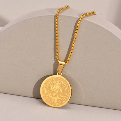 Collar San Benito | Baño de Oro + Caja Premium Gratis✨👑