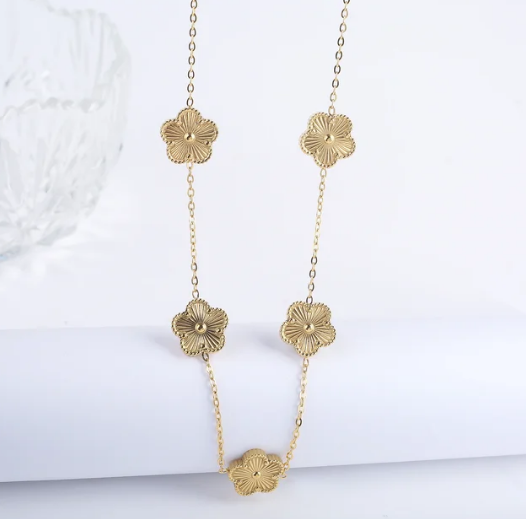 Collar Van Cleef | Baño de Oro + Caja Gratis✨